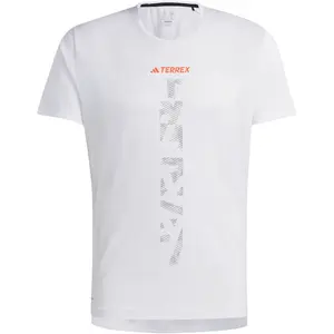 adidas Agravic Maillot De Course Hommes - Blanc, Taille S pas cher