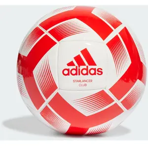 Adidas IA0974 STARLANCER CLB Recreational Soccer Ball Unisex Adult White/Red Taille 5Vendu pargoalinn