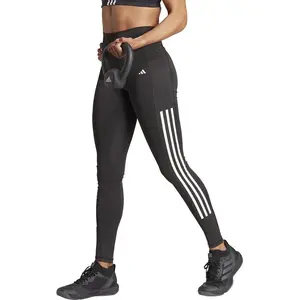 Comparateur de prix : adidas Femme Optime 3-Stripes Full Length Leggings, Black, XL