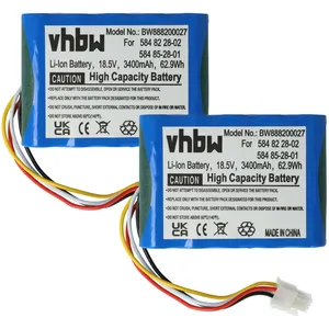 Vhbw vhbw 2x Batterie compatible avec Gardena Sileno Minimo 250m2, Sil... pas cher