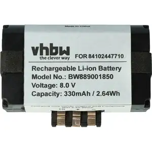 Vhbw - 1x Batterie compatible avec bmw 2er F46 218d (2E51/B47), 216i (2D91/B38), 216d (2E31/B37), 214d (2E11/B37) voiture (330mAh, 8V, NiCd) pas cher