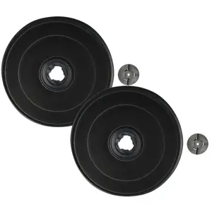Comparateur de prix : vhbw 2x Filtres à charbon actif compatible avec Neff Z5101X0/01 hotte aspirante - 2,3 cm