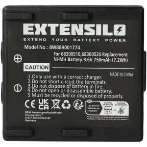 Vhbw EXTENSILO Batterie compatible avec Potain Ergo, Nova, P-63418-95,... pas cher