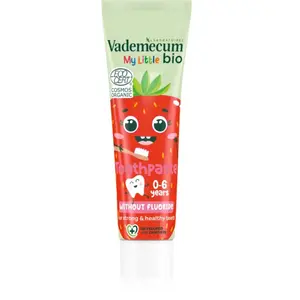 Vademecum BIO Strawberry dentifrice pour enfants sans fluorure fraise ... pas cher