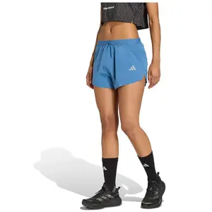 Short femme adidas Climacool+ ADI365 Bleu M 5" KE8208 pas cher