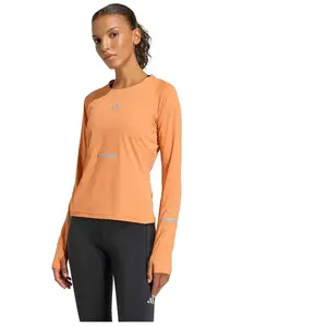 Comparateur de prix : T-shirt adidas adi365 Climacool+ manches longues orange femme - L