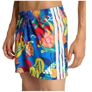 Adidas MEXICANA FLORALS 3 STRIPES SWIM SHORTS 5 INCH S W6287 pas cher