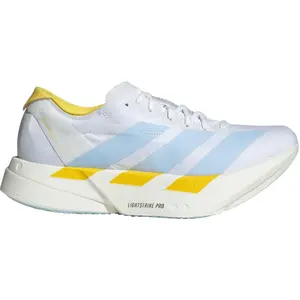 adidas adizero Adios Pro 4 Chaussure de compétition Femmes-blanc, bleu, Pointure 38 2/3 pas cher