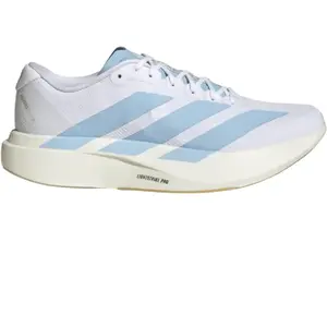 adidas - Adizero Evo SL Woven - Chaussures running homme Ftwr White / Clear Blue / Matte Gold - 40.2/3 pas cher