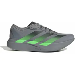 adidas - Adizero Evo SL Woven - Chaussures running homme Grey / Screaming Green / Carbon - 44.2/3 pas cher