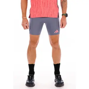 Collants Running adidas Adizero S Tgt M Onix/Tursol L 7" KG8450 pas cher