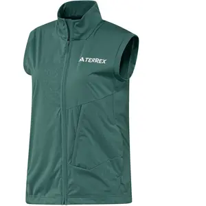 adidas Terrex XPR Softshell Gilets de course Femmes-vert, Taille S pas cher