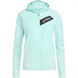 adidas Terrex TRK ClimaWarm Fleece Veste Running Femmes - Turquoise, T... pas cher