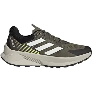 adidas Terrex Soulstride Flow Chaussure trail Hommes - vert olive, blanc, Taille 50 2/3 pas cher