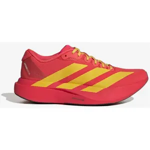 Chaussures adidas Adizero Evo SL rouge jaune femme - 36 pas cher