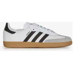 Adidas Samba Og Blanc/marron pas cher