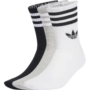 Adidas Chaussettes 3 bandes (3 paires) 40-42 MLT15 pas cher