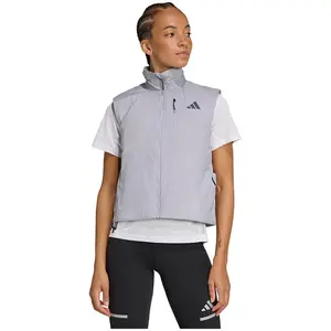 adidas Adi365 Gilets De Course Femmes - Gris, Taille L pas cher