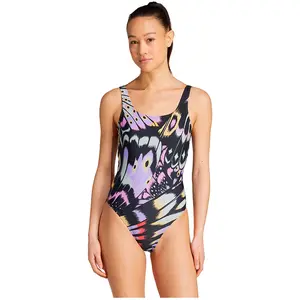 Maillot de bain dos en U graphique adidas x FARM 40 JVC75 pas cher