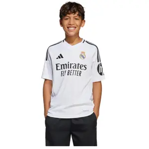 Adidas Maillot Domicile enfant Real Madrid 2024/25 Blanc 11/12 ans JX2139 pas cher