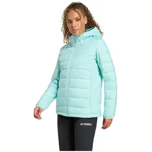 Comparateur de prix : adidas - Terrex Down Hooded Jacket - Doudoune femme Aqua - S
