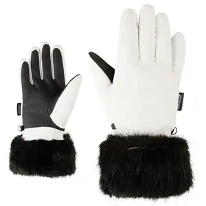 Ziener - Kwinz-Z - Gants ski femme White - 7.5 pas cher
