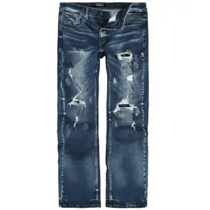 Comparateur de prix : Jean  de Rock Rebel by EMP - Johnny - W30L32 à W34L34 - pour Homme - bleu W34L34