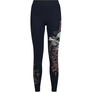 Comparateur de prix : Legging de Rock Rebel by EMP - Leggings with Skull Print - S à XL - po...