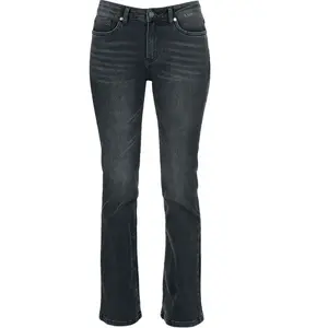 Comparateur de prix : Jean  de Black Premium by EMP - Grace - Dunkelgraue Jeans mit Schlag -...