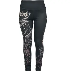 Comparateur de prix : Legging  de Rock Rebel by EMP - S à XXL - pour Femme - noir S