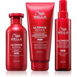 Comparateur de prix : Wella Professionals Coffret de réparation ultime pour cheveux abîmés