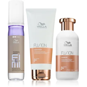 Wella Professionals Pack Fusion Value pour cheveux colorés et abîmés pas cher