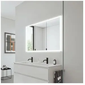 Burgbad RL20 Armoire de toilette, 3 portes, SPVN120RF6947G0291, pas cher