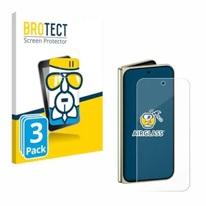 Comparateur de prix : BROTECT Film Protecteur Verre 9H pour Google Pixel 10 Pro Fold (3 Pièc...