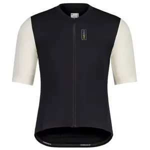 Maloja - KalzasM. Short sleeve - Maillot vélo homme Deep Black Multi - M pas cher