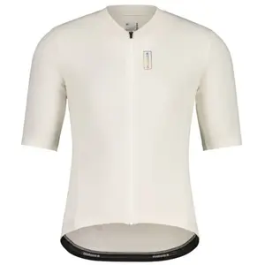 Maloja - KalzasM. Short sleeve - Maillot vélo homme Shaded White - L pas cher