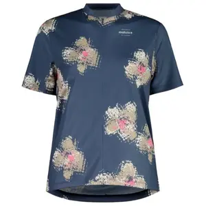 Maloja - SundaM. short sleeve zip - Maillot VTT femme Dusty Blue Joy -...Vendu parhardloop