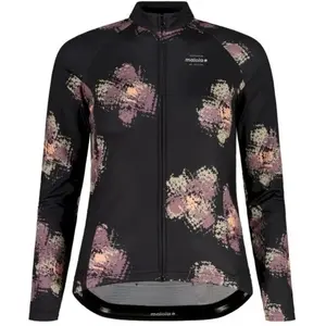 Maloja - SundaM. long sleeve - Veste vélo femme Deep Black Joy - M pas cher