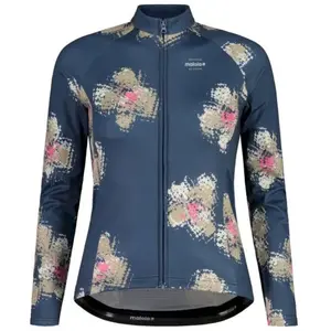 Maloja - SundaM. long sleeve - Veste vélo femme Dusty Blue Joy - L pas cher