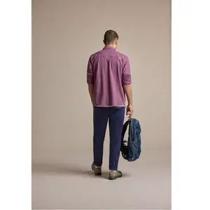 Maloja - AlblanM. Long sleeve - Chemise homme Stormy Lilac Check - L