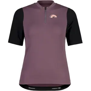 Maloja - ArlersteinM. - Maillot VTT femme Stormy Lilac Multi - L pas cher