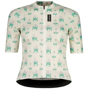 Maloja - VelikaM. - Maillot vélo femme Shaded White Iris - M pas cher