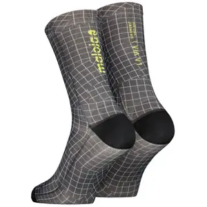 Maloja EichhamM. - Chaussettes vélo Deep Black Grid 36 - 40 pas cher