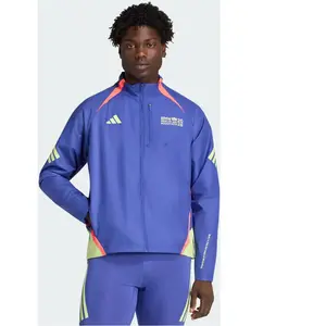 adidas BMW Berlin Veste running Hommes - bleu, jaune, Taille M pas cher