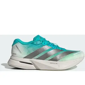 adidas - Adizero Boston 13 - Chaussures running homme Hi-Res Aqua / Iron Met. / Grey One - 42.2/3 pas cher