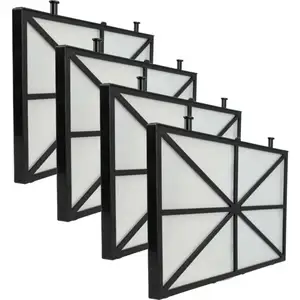 vhbw 4X Filtres Compatible avec Dolphin Explorer Plus, Liberty aspirateur, Nettoyeur Piscine - Coussinets, 26,5 x 15,8 x 1,1 cm pas cher