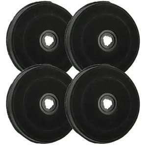 Comparateur de prix : vhbw 4x Filtres à charbon actif compatible avec Zanussi ZH9020N - 949610208, ZH7933-942090512, ZH9020B - 949610206 hotte aspirante - 23 cm