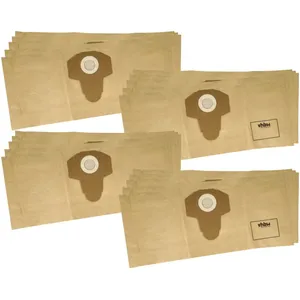 Lot De 10 Sacs En Papier Pour Aspirateur Parkside Lidl - Compatibles PNTS 1300 F5, PWD 12 A1, PAS 500 D3
