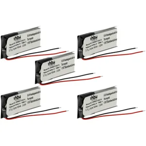 Comparateur de prix : Vhbw - 5x Batterie remplacement pour Jabra AHB371030PA, 73366-01, 7086...