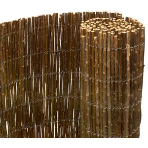 Spetebo Brise-vue balcon en osier - 250 x 75 cm - Clôture pare-vue en bois pas cher
